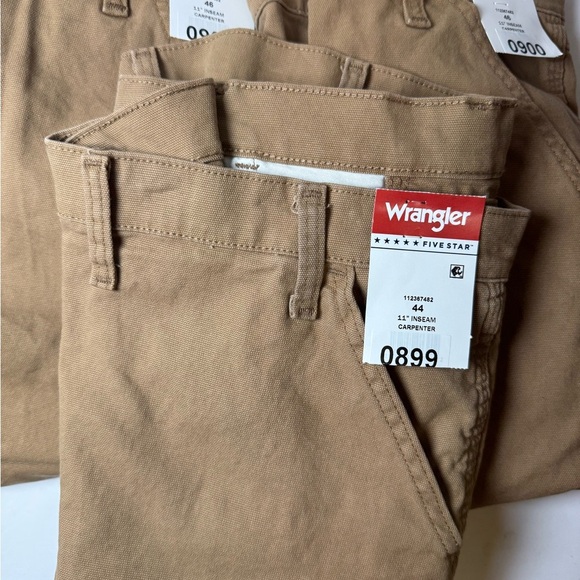Wrangler Men's and Big Men's Relaxed Fit Carpenter Denim Short - Picture 4 of 9